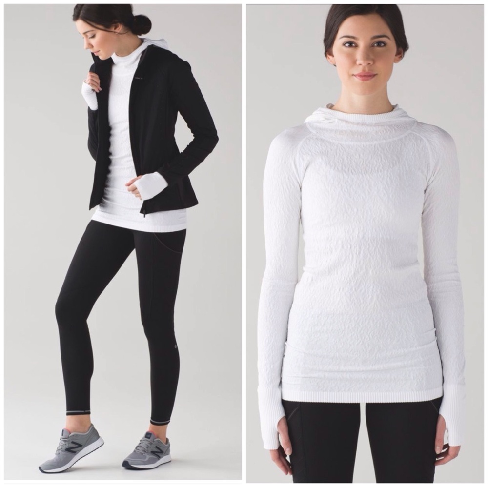 Lululemon Rest Less Hoodie White